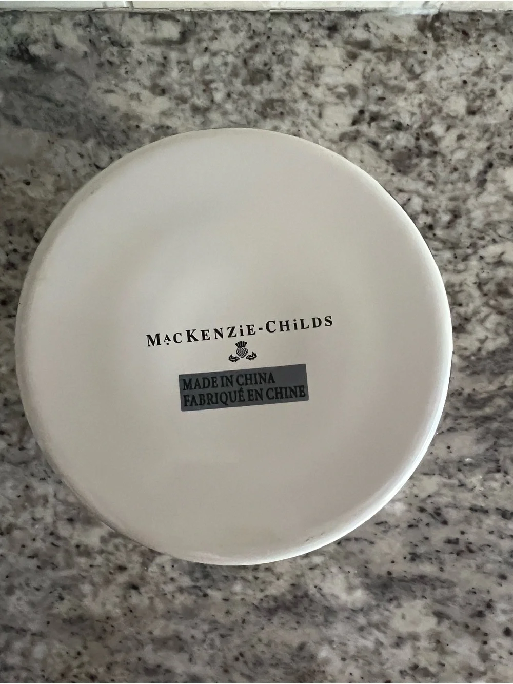 MacKenzie-Childs Royal Check small canister